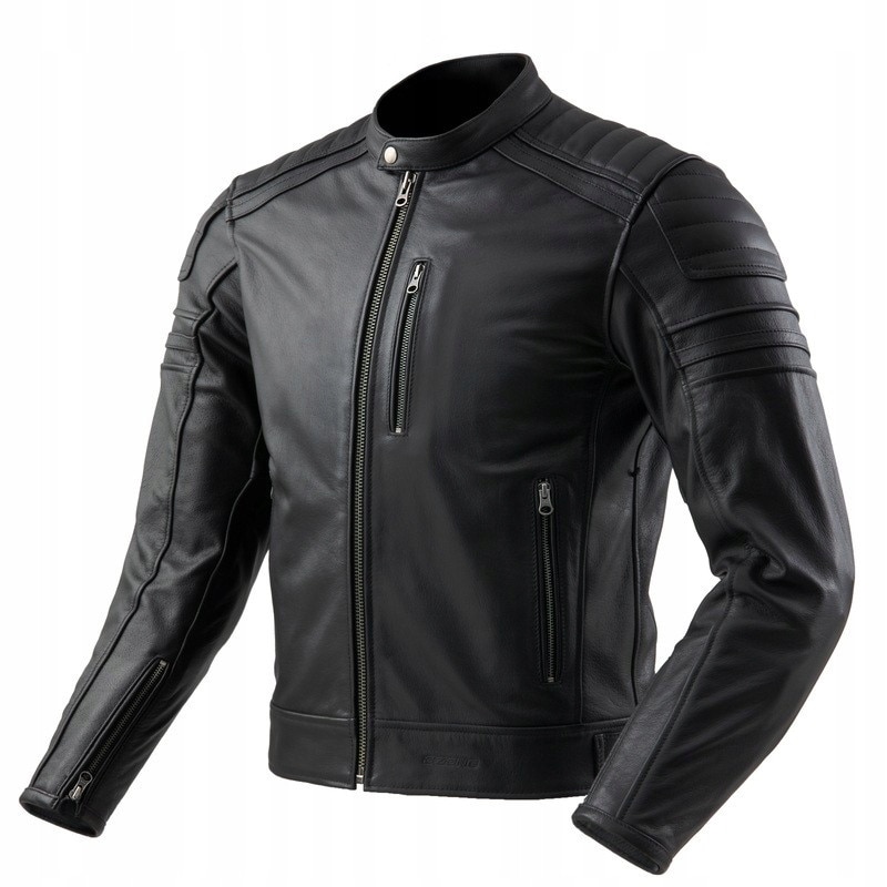 その他 0709-103 Jacheta moto Ozone Colt din piele neagra, marimea M, cu protectii
