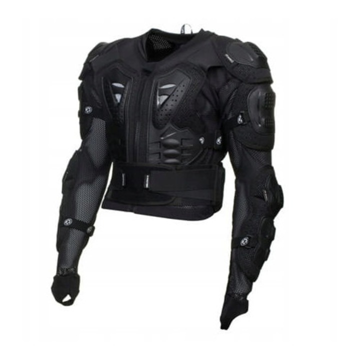 Protectie corporala DUKE L/XL, design modular, ventilat, cu curea powerbelt, culoare uni, pentru sportivi