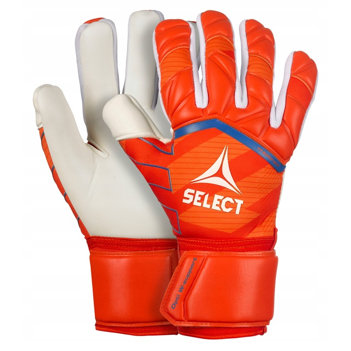 Select 77 Super Grip kapuskesztyű, 9.5, narancssárga/fehér, Negative Cut