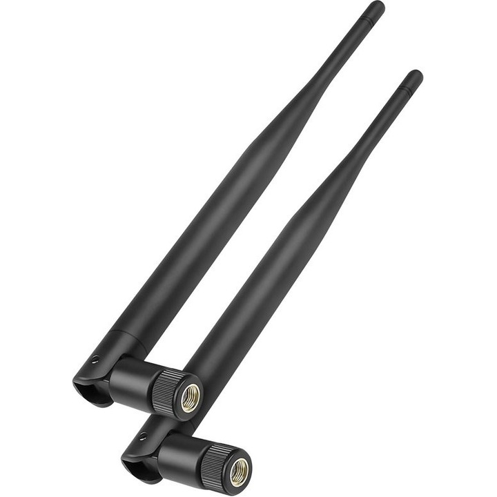 Комплект двубандови Wi-Fi антени 5dBi, 2.4GHz и 5.8GHz, RP-SMA, комплект от 2 броя