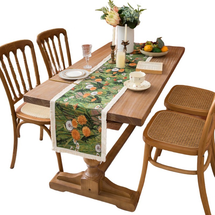 Asztalterítő, 33x180cm, vintage design