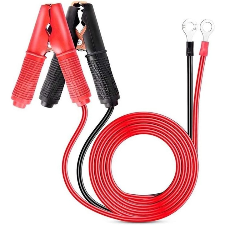Clip aligator pentru incarcator, cablu de conexiune pentru baterie auto, set de clipsuri pentru pornire de urgenta
