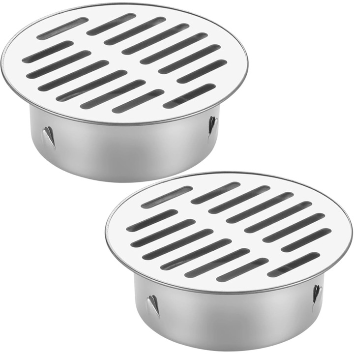 Set de 2 scurgeri din otel inoxidabil, 110mm, 12.5x12.5x4.5cm