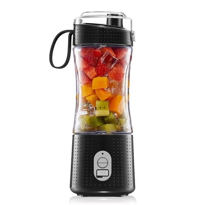 Blendere portabile, 850ml, multifunctionale, USB-C, albastru