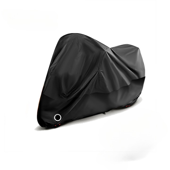 Husa de protectie pentru bicicleta, 200x90x100cm, material poliester, impermeabil, neagra