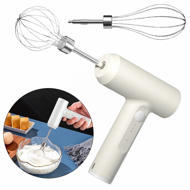 Storcator de fructe electric, blender portabil, utilizare zilnica, alb