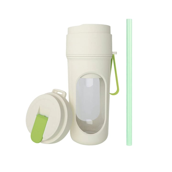 Blender portabil, 450ml, amestecare automata, pentru bauturi energizante, cocktailuri, sucuri