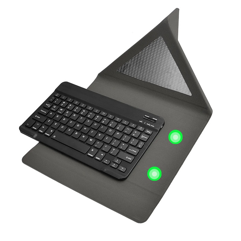 Husa universala pentru tablete de 10.1 inch, cu tastatura Bluetooth, design magnetic, pliabila