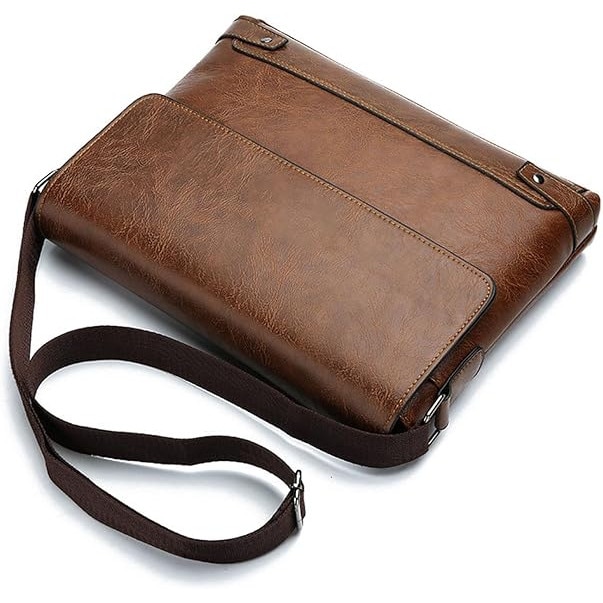 Geanta laptop 13 inch, impermeabila, design multifunctional, culoare khaki, pentru birou si ocazii de afaceri