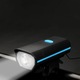 Sonerie bicicleta YANYXR cu lampa fata si claxon electric albastru 10x4.5x4.5cm