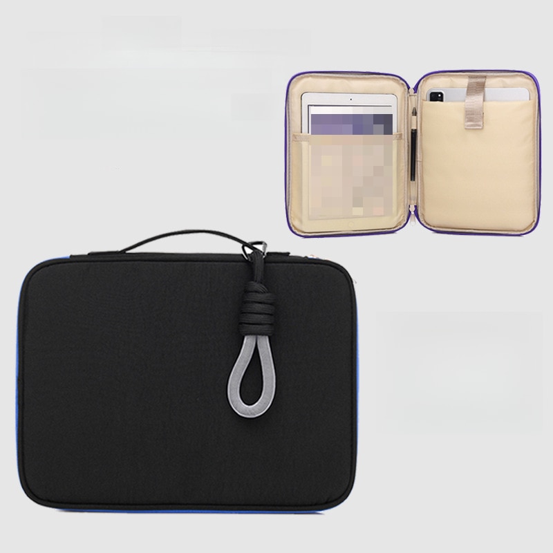 Husa laptop set 13.3x14 inch, protectie 360°, neagra
