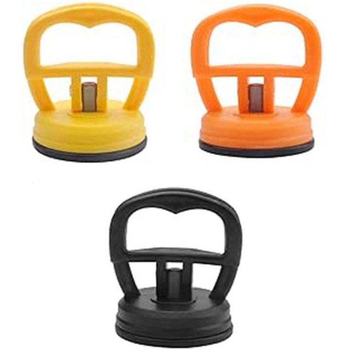 Set 3 ventuze pentru repararea denivelarilor auto, 5.7x5.7x7cm, multicolor