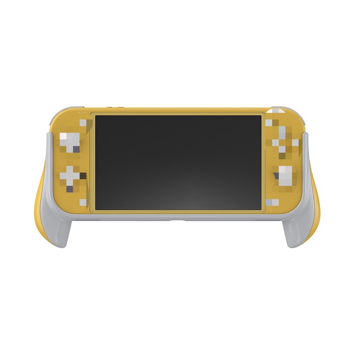 Carcasa protectoare pentru Switch Lite, design ergonomic, montare rapida, culoare galbena