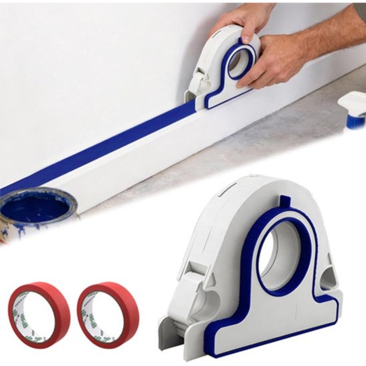 Aplicator banda adeziva, set 3 piese, 25mm, alb, utilizare usoara, pentru decorare si sigilare