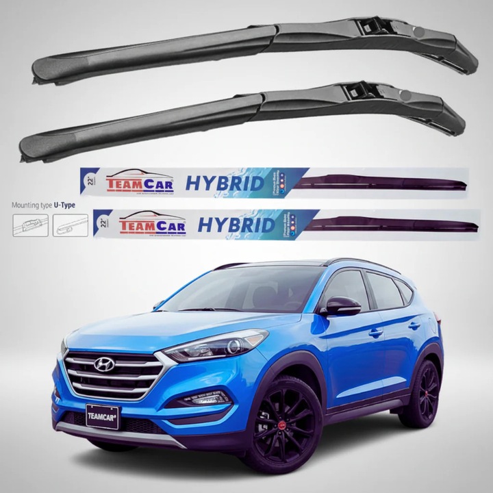 Stergatoare Hyundai Tucson III (TL) (2015–2018) Hibrid, Set Fata – TeamCar®