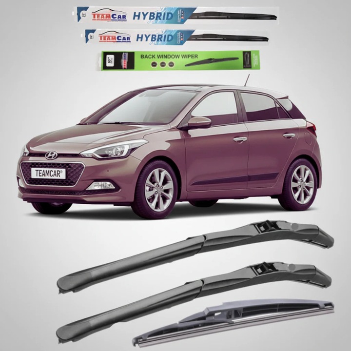 Stergatoare Hyundai i20 GB (2014–2018) Hibrid, Set Complet – TeamCar®