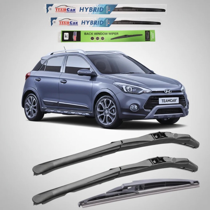 Stergatoare Hyundai i20 Active (2016–2018) Hibrid, Set Complet – TeamCar®