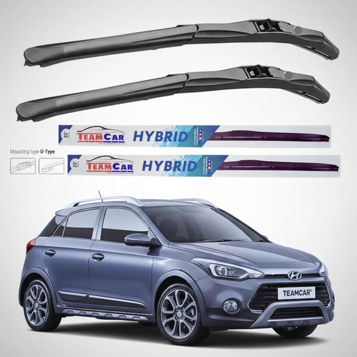 Stergatoare Hyundai i20 Active (2016–2018) Hibrid, Set Fata – TeamCar®