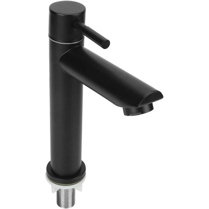 Baterie sanitara din otel inoxidabil, monocomanda, pentru apa rece, G1/2, design elegant, instalare usoara