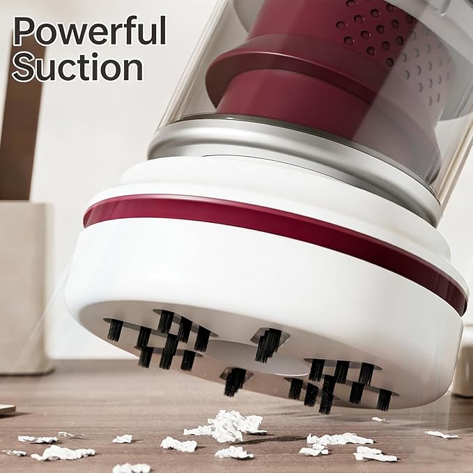 Aspirator mini desktop, tip-C, fara fir, cu duza plata si perie, multicolor, 60 minute autonomie