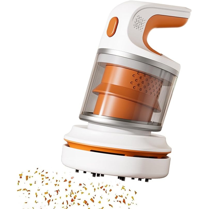 Aspirator mini desktop, tip-C, fara fir, cu duza plata si perie, multicolor, 60 minute autonomie