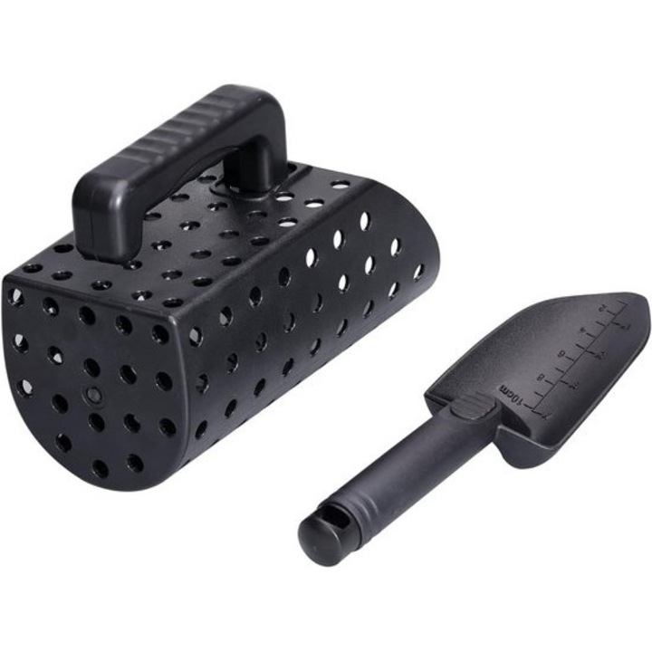 Homoklapát és kard készlet, 26x11x11cm, ergonomikus fogantyúk, kincsvadászathoz és kertészkedéshez