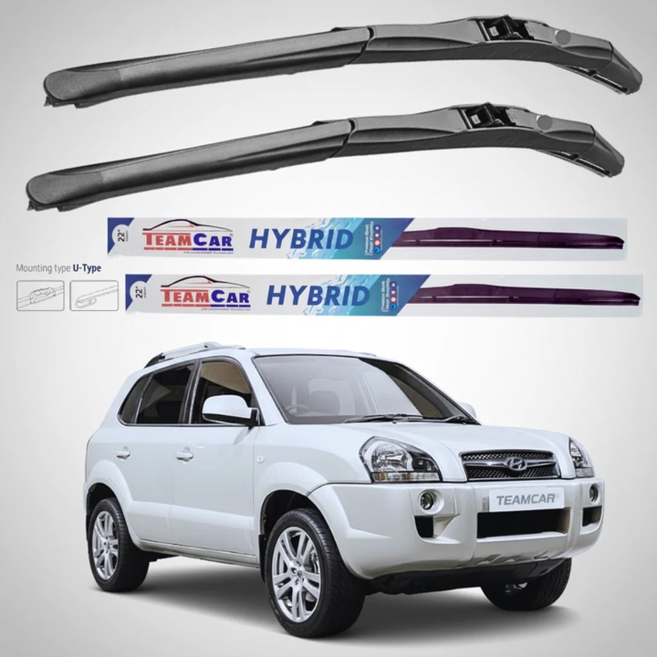Stergatoare Hyundai Tucson (2004–2010) Hibrid, Set Fata – TeamCar®