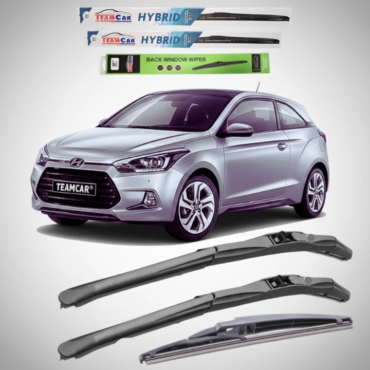 Stergatoare Hyundai i20 Coupe (2015–2018) Hibrid, Set Complet – TeamCar®