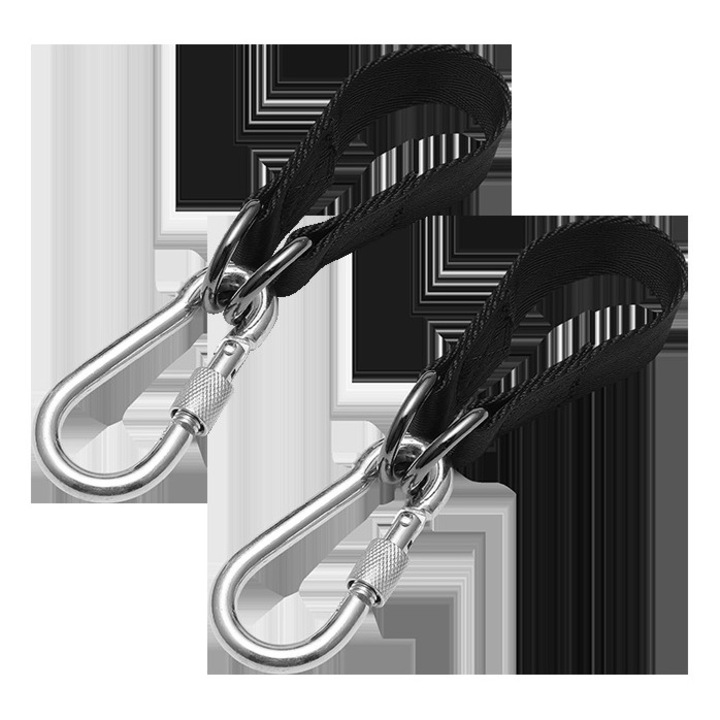 Set 10 curele pentru leagane, accesorii leagan, 10 inch, capacitate 100 kg, multicolor