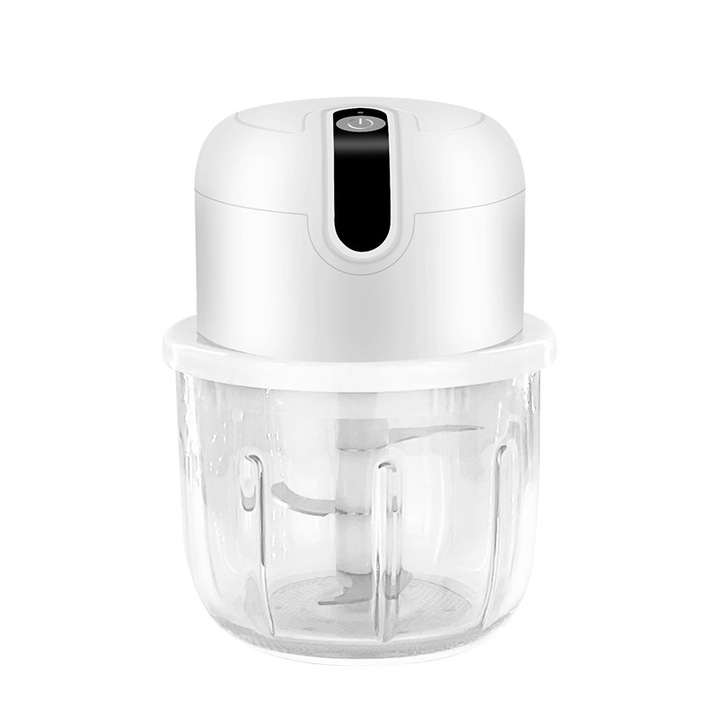 Többfunkciós elektromos aprító, 300 ml, USB, fokhagymához, zöldségekhez, paprikához, húshoz