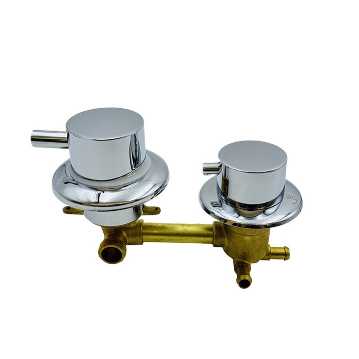 Baterie sanitara, montare pe perete, mixer cu maneta din cupru, 304, rezistent la coroziune, durabil