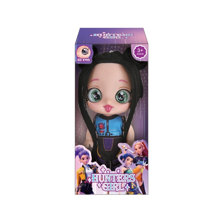 Kulcstartó babával, K-POP szett, 3 hüvelyk, többszínű