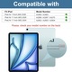 Закалено стъклено фолио за екран за iPad Air 6 (2024) / Air 7 2025 11 инча, AZFAMZOP™, пълно покритие, защита против надраскване