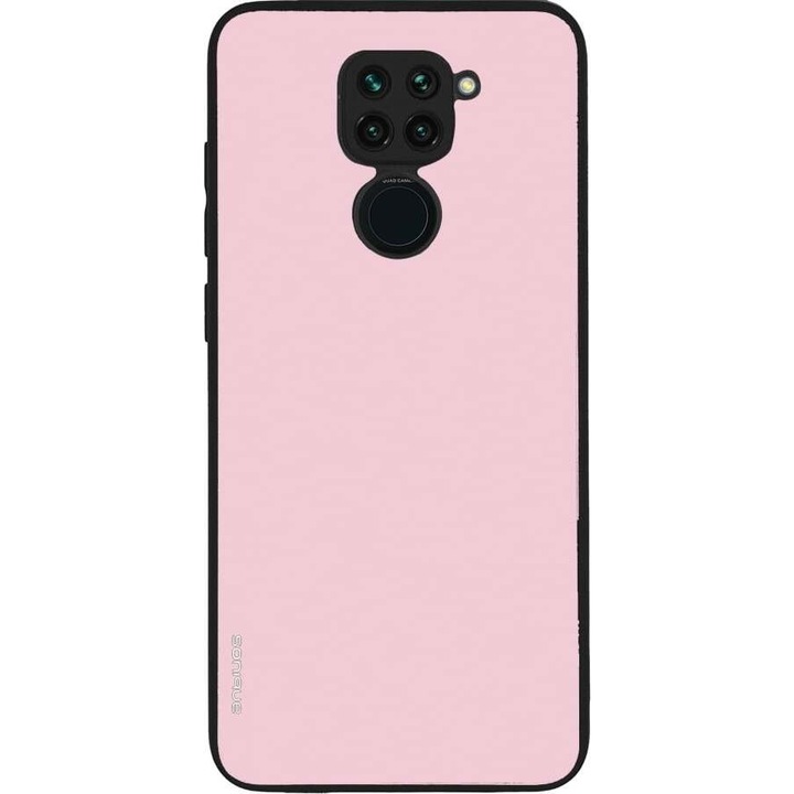 Husa telefon Sonique ColorBloc Series, roz, pentru Xiaomi Redmi Note 9, silicon, design modern