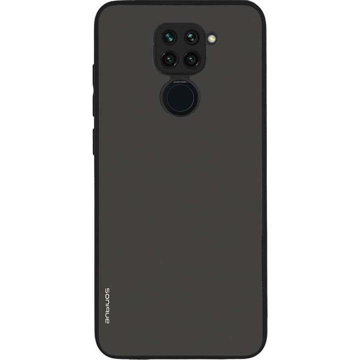 Husa telefon Sonique ColorBloc Series, Carbon, antisoc, pentru Xiaomi Redmi Note 9