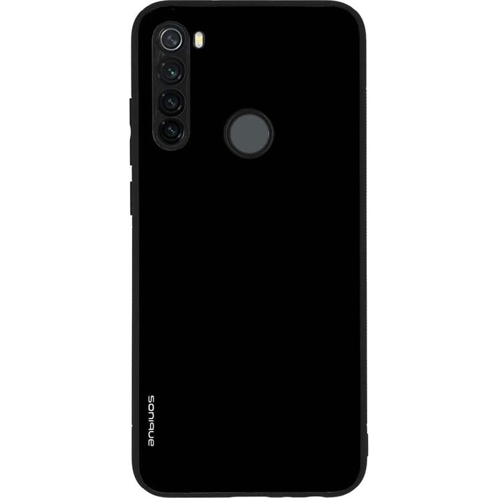 Husa telefon Sonique Colorbloc Series, pentru Xiaomi Redmi Note 8T, silicon, antisoc, neagra