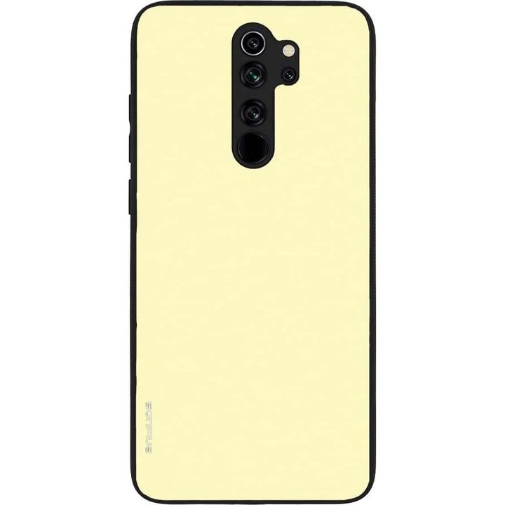 Husa telefon Sonique ColorBloc Series, galben, pentru Xiaomi Redmi Note 8 Pro, silicon, design modern