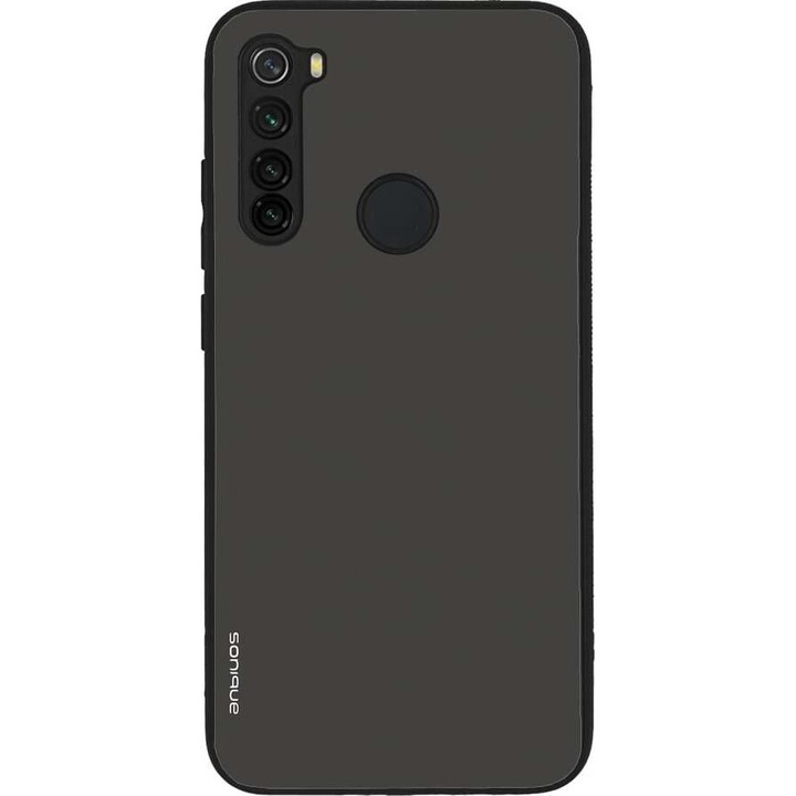 Husa telefon Sonique ColorBloc Series, silicon, design carbon, antiderapant, pentru Xiaomi Redmi Note 8 / Redmi Note 8 2021