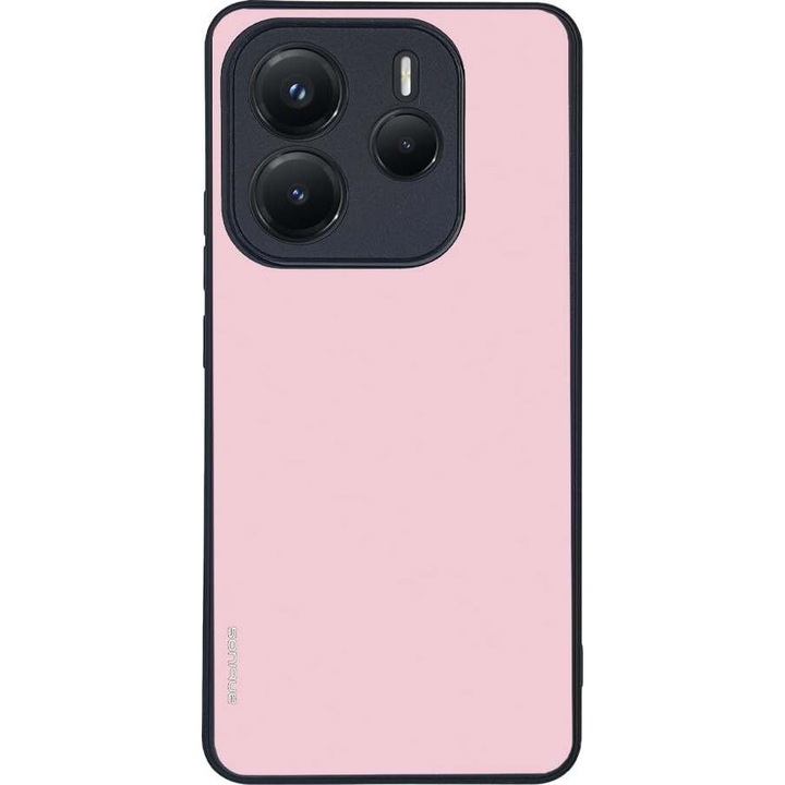 Husa telefon Sonique ColorBloc Series, roz deschis, pentru Xiaomi Redmi Note 14 5G, silicon, design modern, protectie antisoc