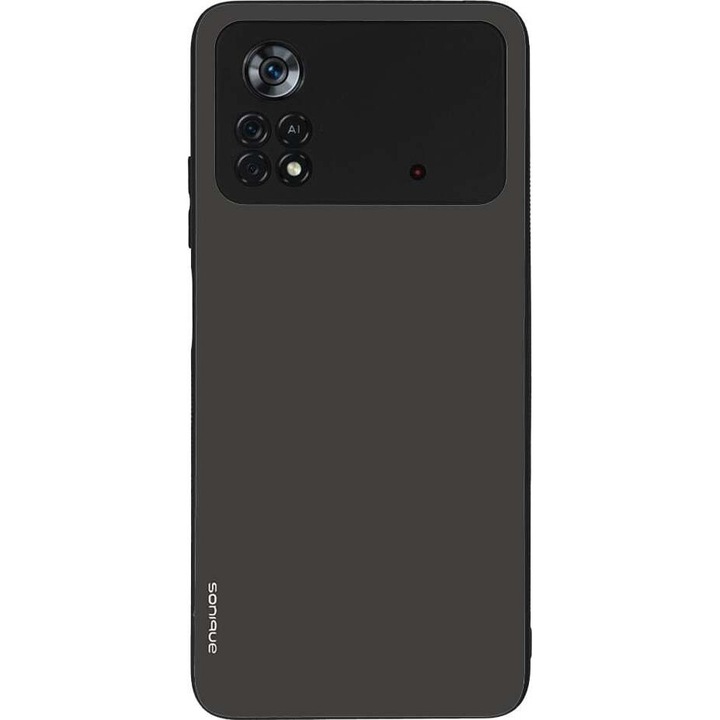 Husa telefon Sonique ColorBloc Series, Carbon, antisoc, pentru Xiaomi Poco X4 Pro 5G