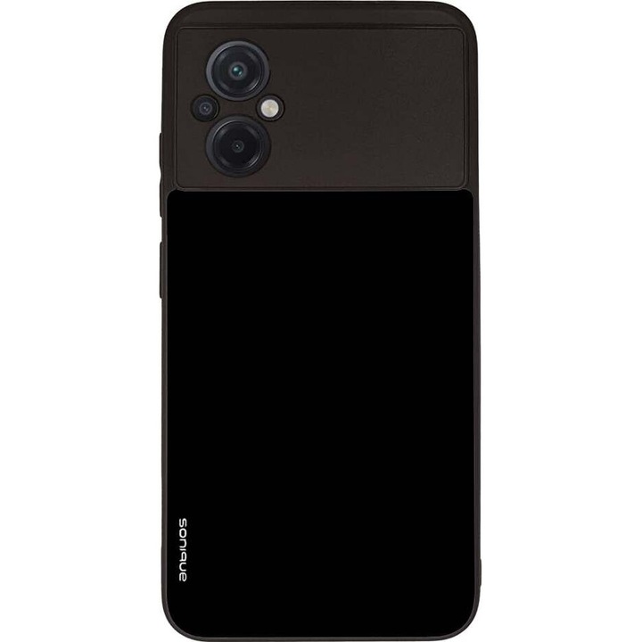 Husa telefon Sonique ColorBloc Series, pentru Xiaomi Poco M5, silicon, antisoc, negru