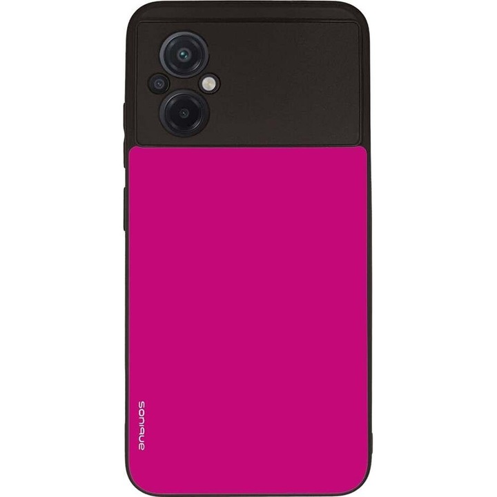 Husa telefon Sonique ColorBloc Series, protectie extra, design modern, roz, pentru Xiaomi Poco M5