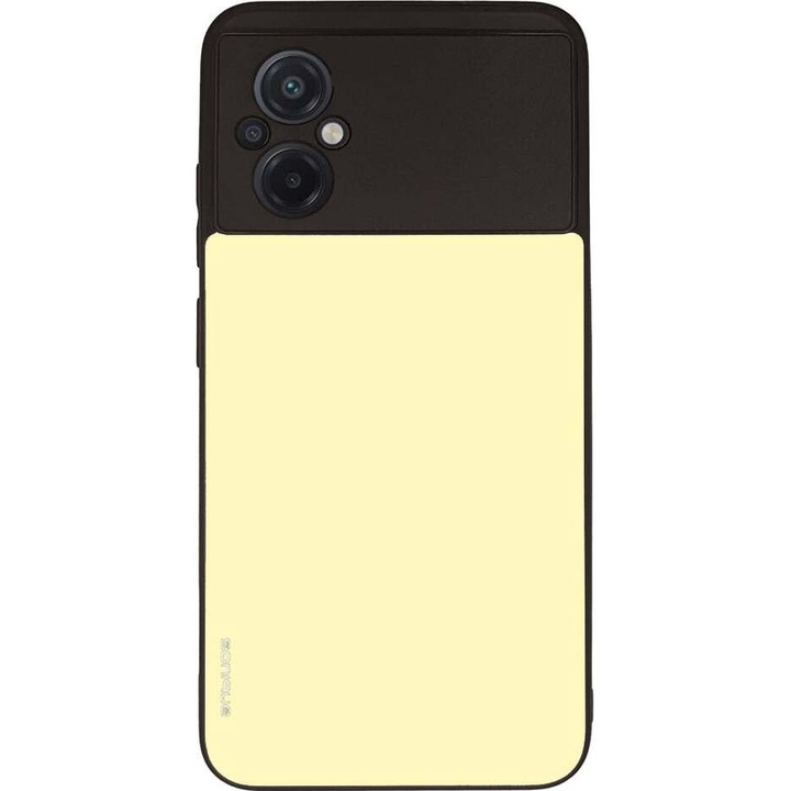 Husa telefon Sonique Colorbloc Series, galben, pentru Xiaomi Poco M5, silicon, design modern