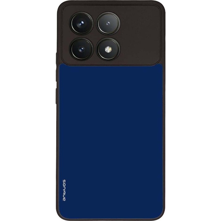 Husa telefon Sonique Colorbloc Series, pentru Xiaomi Poco F6 Pro 5G, silicon, antichoc, albastra