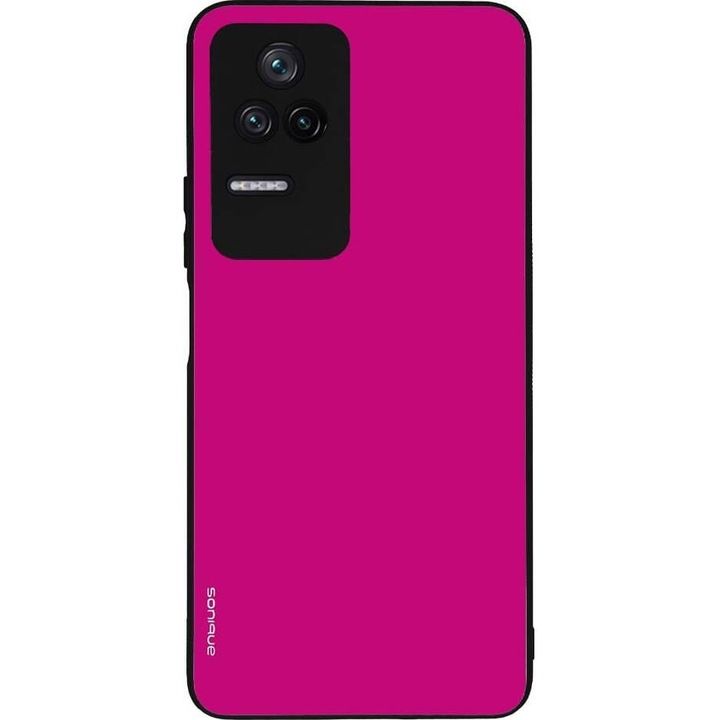 Husa telefon Sonique ColorBloc Series, protectie extra, design modern, roz, pentru Xiaomi Poco F4 5G