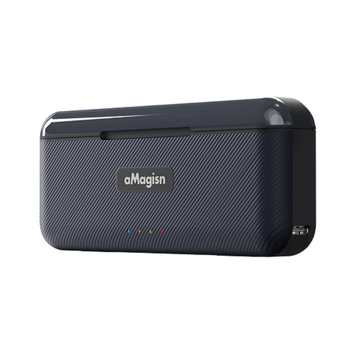 Cutie de incarcare rapida portabila aMagisn pentru GoPro Hero13, incarcator 20W PD 3.0/2.0, incarcare 80% in 36 min, capac magnetic, cutie de depozitare, accesorii camera de actiune