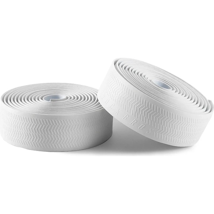 Banda ghidon Rockbros, model Power, alb, set 2 bucati, dimensiuni 3x220cm