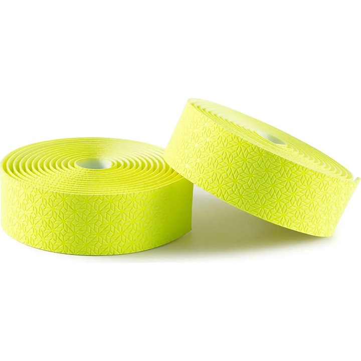Banda ghidon Rockbros, 220x3cm, EVA, antiderapant, galben, set 2 bucati