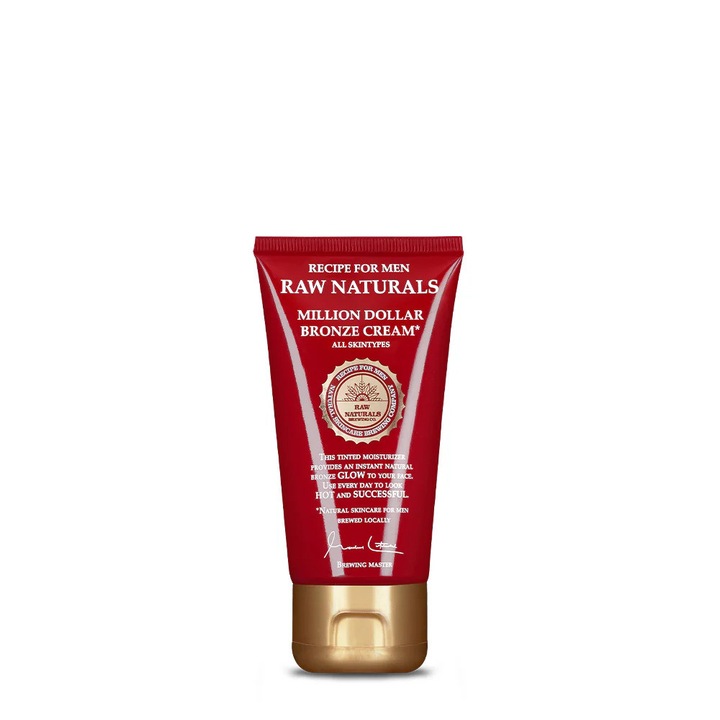 Raw Naturals Million Dollar Bronze Színezett hidratáló krém, 75 ml