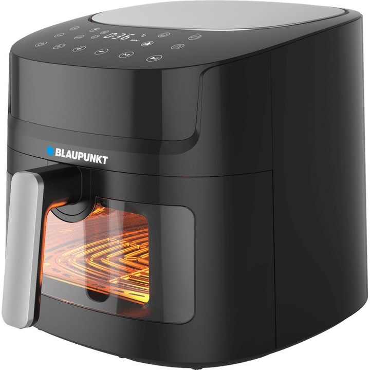 Friteuza cu Aer Cald Blaupunkt, 1800 W, Capacitate 7.2 L, Touch, Grill, Negru